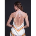 thumbnail image 3 of Bimba Tie-Dye Women Printed Backless Long Halter Neck Beachwear RayonÂ&nbsp;Dress-XXX-Large, 3 of 6