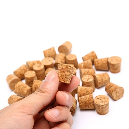 

10pcs Tapered Natural Cork Bottle Stoppers Wine Corks Crafts 18*15*20mm