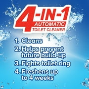 (6 pack) Soft Scrub 4-in-1 Rim Hanger Automatic Toilet Bowl Cleaner, Sapphire Waters, 1 Count