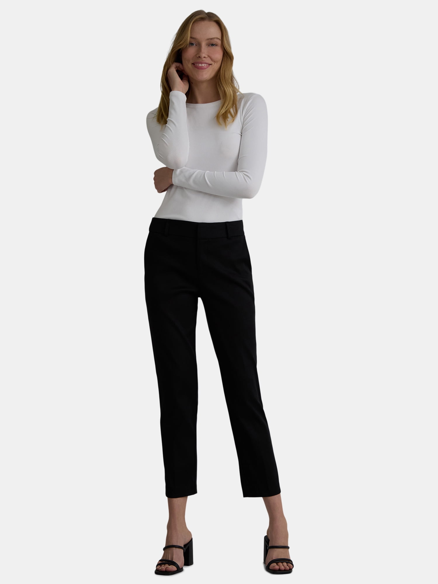 Time and Tru Women's Skinny Pants, 27" Inseam, Sizes 0-22