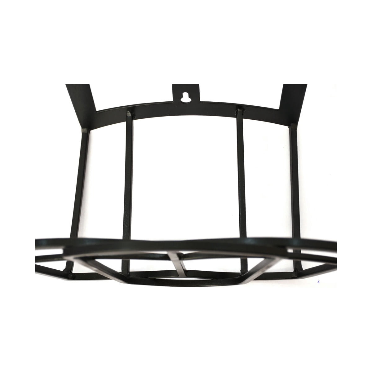 Expert Gardener Wall-Mount Hose Hanger, 125 ft Capacity, Metal Swirl Design, Black