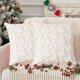 thumbnail image 2 of Funda de almohada navideña de 18 pulgadas para sofá, dormitorio, sala de estar, piel sintética, diseño de árbol de Navidad, 2 of 6