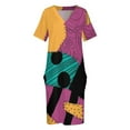 thumbnail image 3 of Vestido de noche holgado con bolsillo para mujer vestido femenino, 3 of 6
