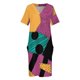 thumbnail image 3 of Vestido de noche holgado con bolsillo para mujer vestido femenino, 3 of 6