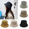 thumbnail image 1 of Sombrero de cubo para mujer, sombrero de pescador con entramado de diamantes, sombrero cálido con parte superior plana a la moda oso de fresa  Hogar, 1 of 4
