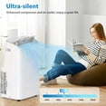 thumbnail image 2 of Portable Air Conditioner 15,000 BTU, 3-in-1 Cooling Unit for Rooms up to 850 Sq.Ft with AC, Fan & Dehumidifier Modes, Remote Control, 24-Hour Timer, Window Installation Kit, 2 of 13