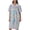 Teal, variant on Women's Short Sleeve Woven Snap-Front Closure Floral Embroidery Housecoat Duster Lounge Nightgown, Pink X-Large