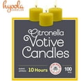 thumbnail image 4 of Hyoola, 10 Hour Citronella Scented Votive Candles - Indoor and Outdoor Mosquito Repellant (100 Pack), 4 of 5