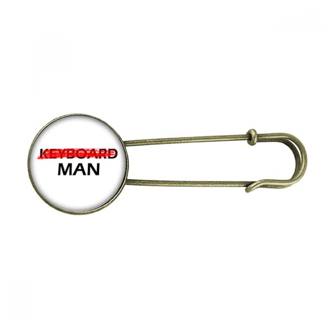 No seas un teclado viejo EsES Broche De Broche De Metal Antiguo Unbranded M