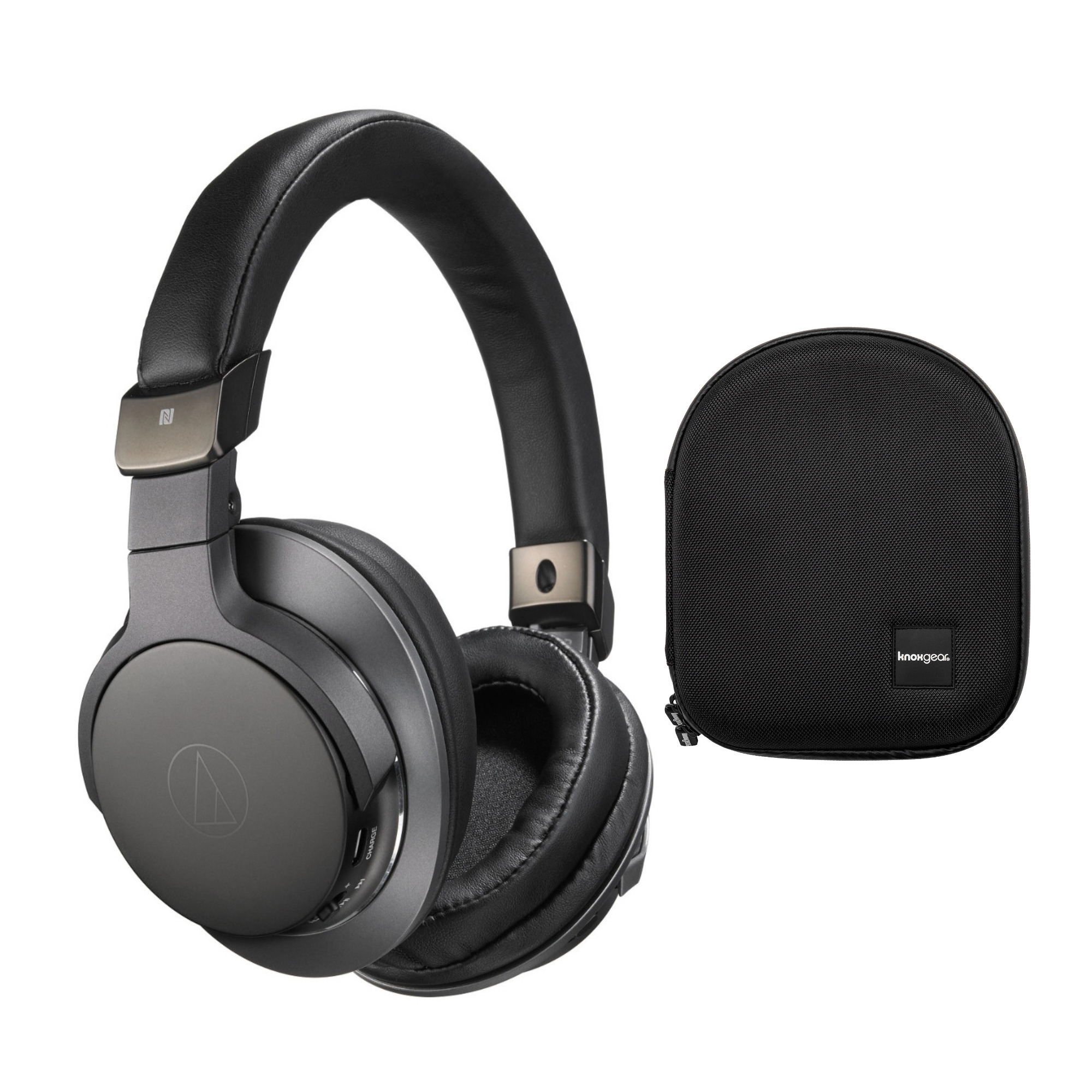 Audio Technica Sr6btbk Bluetooth Headphones Bundle With Protective Travel Case Refurbished Walmart Com Walmart Com