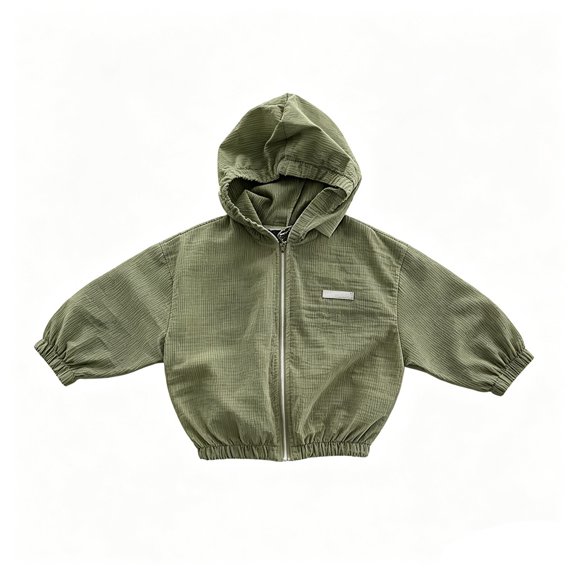 Tiijoy Toddler Boys Sun Shirt Summer Lightweight Long Sleeve Hooded Zip Up Jacket Outerwear