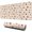 Beige Christmas Decoration, variant on Long Mouse Pads for Desk,Black Christmas Ornament Pattern Desk Mats on Top Of Desks, Desk Mouse Pad Extra Large with 3mm Non-Slip Base and Stitched Edge for Gaming,Office,Work,Home 31.5x11.8in