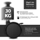 thumbnail image 4 of Juego de 4 ruedas CHAO para muebles de 50 Mm con Freno hasta 120 kg, 4 of 5