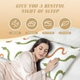 thumbnail image 4 of Picia Hand Drawn Snake Body Pillow Cover - Super Soft Microfiber 20x54 Body Pillow Case - Envelope Closure, Wrinkle, Stain Resistant Body Pillow Cover,Elegant Bedding, 4 of 8