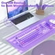 thumbnail image 2 of Combo de teclado y ratón inalámbricos MOFII 104 teclas redondas morado, 2 of 8