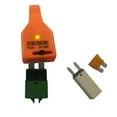 thumbnail image 4 of NATEFEMIN Orange Automotive Fuse Tester and Puller with Adjustable Pins for Mini Standard Large Fuses Durable Plastic Handy Portable Tool, 4 of 10