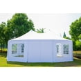 thumbnail image 5 of Hommow 26x19ft Party Tent Gazebo with Removable Sidewalls, Heavy Duty Canopy Tent for Wedding, Camping and BBQ, 5 of 8