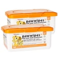 thumbnail image 1 of Toallitas Petkin Paw Wipes Plus 200 toallitas con aroma a naranja, paquete de 2, 1 of 7
