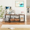 thumbnail image 5 of JAFUSI TV Stand with Drawer for 55 60 65 Inch TV, Modern Entertainment Center,Rustic Brown, 5 of 6