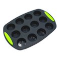 thumbnail image 2 of OUSITAID ‘s Kitchen 3pcs Silicone Mold Set Double Color 9 Inch Round Cake Mould 12 Muffin Cup Tray Toast Pan Baking Tool, 2 of 9