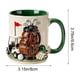 thumbnail image 3 of Tazas de Agua, Leche y Café con Estampados, Elegantes Tazas de Cerámica con Asas de Colores para Uso Doméstico., 3 of 6