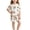 B White, variant on Lumosvexa Girls Sleepwear Outfit Sets Crew Neck T-Shirt and Baggy Shorts Summer Soft Cute Cotton Clothes 2 Piece White Size 7-8