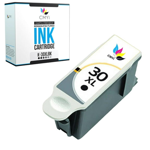 CMYi 30XL Black 1-Pack Ink Cartridge compatible for Kodak 30XL - ESP 1.2, 3.2, 3.2s, C110, C310, C315, Office 2150, Office 2170, Hero 2.2, 3.1, 4.2, 5.1 (1 Black)