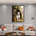 thumbnail image 2 of Hilo Algodón Ecológico Bordado 11CT 3 Hebras Impresión 40x60cm Kit Serie Punto Cruz Perro Retro JShteea, 2 of 9