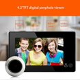 thumbnail image 3 of 4.3inch HD Door Peephole 145 Degree Wide Angle Digital Smart Doorbell TFT Color Door Eye Home Secur, 3 of 5