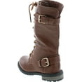 thumbnail image 3 of Forever Mango 27K Little Kids Combat Lace Up Boots, 3 of 7