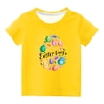 thumbnail image 2 of Qiopertar Haut à Manches Courtes Imprimé Ufs de Pâques Mignons pour Enfants Garçons Filles Mode Col Rond en Solde à Moins de 5$ en Solde, 2 of 4