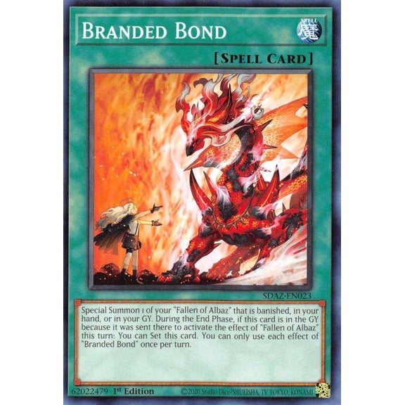 YuGiOh Structure Deck: Albaz Strike Common Branded Bond SDAZ-EN023