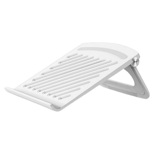 Tachiuwa Notebook Stand Easily to Use Folding Height Adjustable Adjustable Laptop Riser white