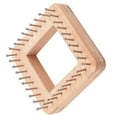 thumbnail image 1 of Homoyoyo 1Pack Beige Square Knitting Loom Wood Material For Professionals Weaving Projects, 1 of 7