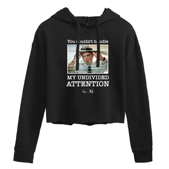The Office - You Couldn't Handle - Juniors Cropped Pullover Hoodie