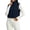 Navy, variant on KICILVS Short Puffer Vest Women Stand Collar Full Front Zipper Padded Sleeveless Jacket for Casual Outfits Khaki