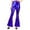 BU1, variant on Women's Plus Size Shiny Metallic Flared Trousers High Waisted Stretchy Wide Leg Bottoms