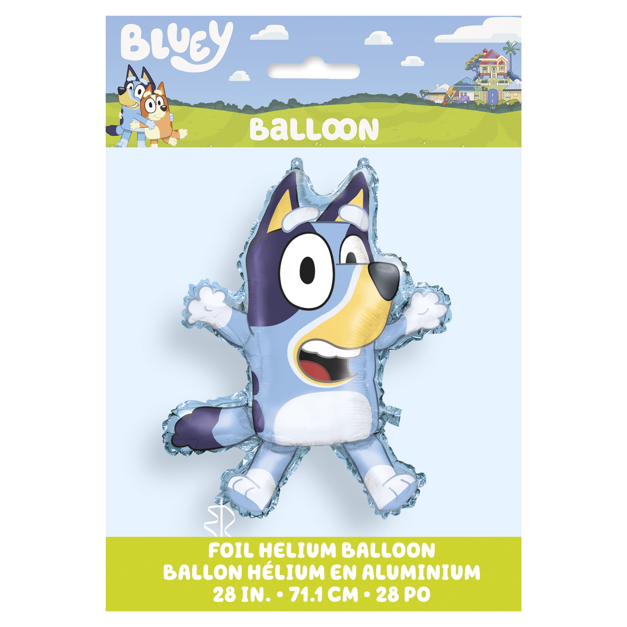 Bluey 1 Count 28IN Shaped Shaped Foil Balloon