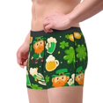 thumbnail image 2 of Balery St Patrick's Day10 Calzoncillos bóxer para hombre, ropa interior de algodón suave y transpirable con cinturilla de nailon-Large, 2 of 5