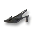 thumbnail image 3 of FLORAL Pearl Women's Wide Width Evening Dress Shoes for Wedding, Prom, & Dinner BLACK 11, 3 of 6