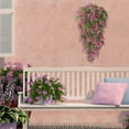 thumbnail image 6 of Lavender Wall Hanging Artificial Flowers Hot Pink Fake Plants for Indoor Outdoor Patio Decor, 6 of 7