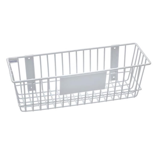 RACKEM RACKS 9182-W Panier en Fil Métallique 18 x 6 x 6 Po - Blanc
