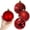 Red, variant on GameXcel 4 in Christmas Ball Ornaments, 4 Pack Random Assorted Hanging Decorations for Tree, Wreath and Party Decor, Red