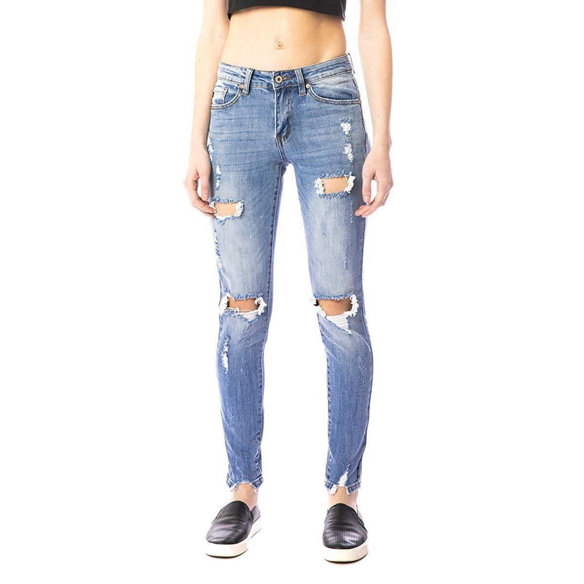 Mid Rise Super Skinny Jeans - kc5055 