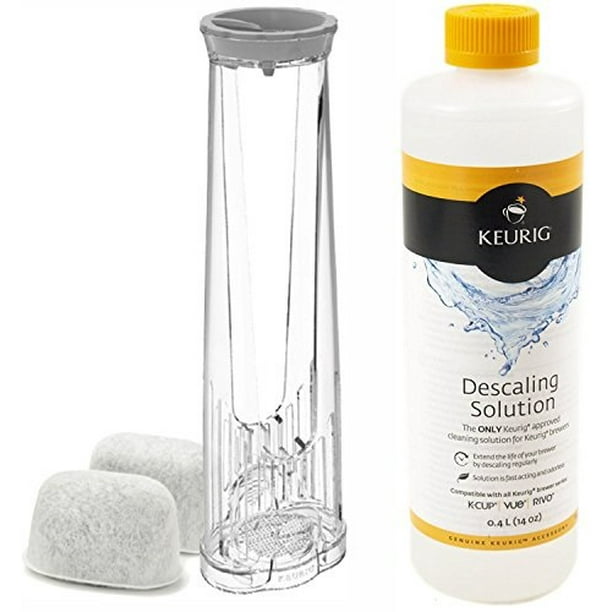 Keurig 14 Ounce Descaling Solution & Keurig K2.0 Water Filter Starter