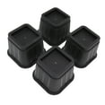 thumbnail image 2 of Sofa Risers, Stackable Rounded Corner 4 Inch 4 Sets Furniture Risers Rubber  For Heavy Duty Lift, 2 of 8
