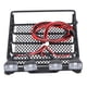 thumbnail image 5 of Portaequipajes de techo de tamaño mediano con luces LED cuadradas para coche SCX10 1/10 RC (4 blancos), 5 of 8