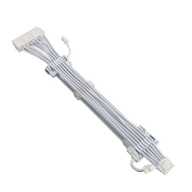 Cable De Extensión PCIe 5.0, Transmisión De Corriente Estable De 12 + 4 Pines A 3x8 Pines Reduce El Desorden AGRB Cable De Extensión PCIe 5.0 Mejora La Seguridad Flexible Para