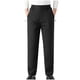 thumbnail image 2 of Pantalones largos de moda para hombre, casuales, de color sólido, con cintura elástica y bolsillos, pantalones largos de poliéster para hombre., 2 of 6