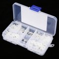 thumbnail image 4 of Nylon Flat Washers, 500pcs M2 M2.5 M3 M4 M5 M6 Assortment Kit with Box, for Load Spreading Surface Protection Vibration Reduction, 4 of 7